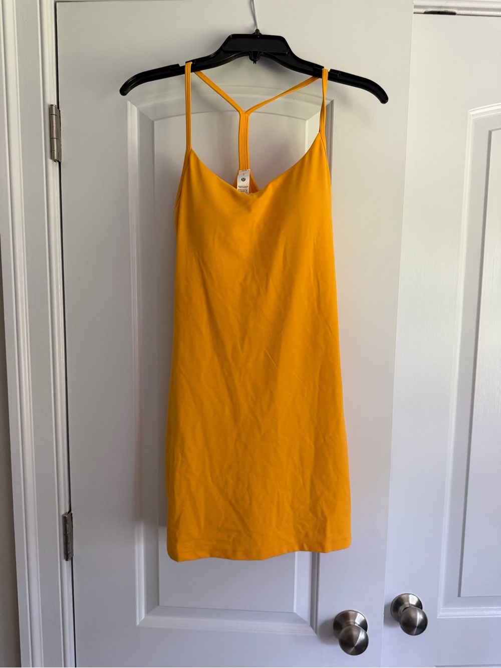 lululemon athletica Vibrant Yellow Spaghetti-Strap Mini Dress